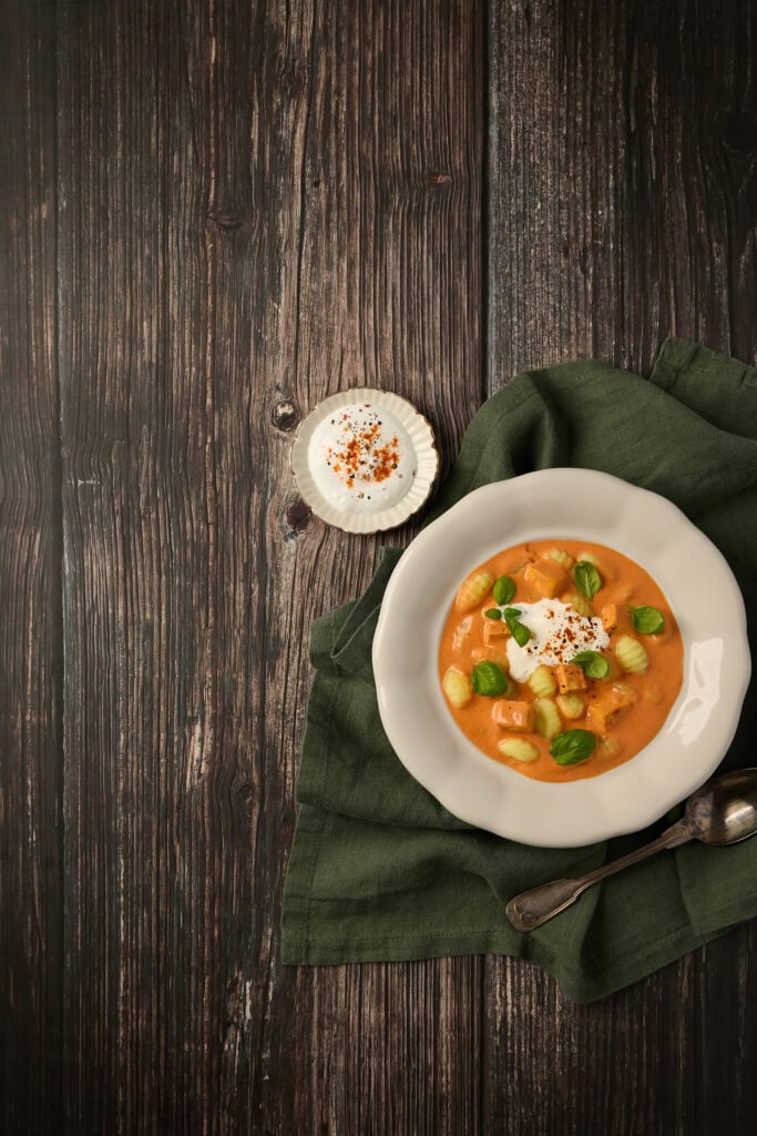 Paprika-Okara Gnocchi - Lunter Professional